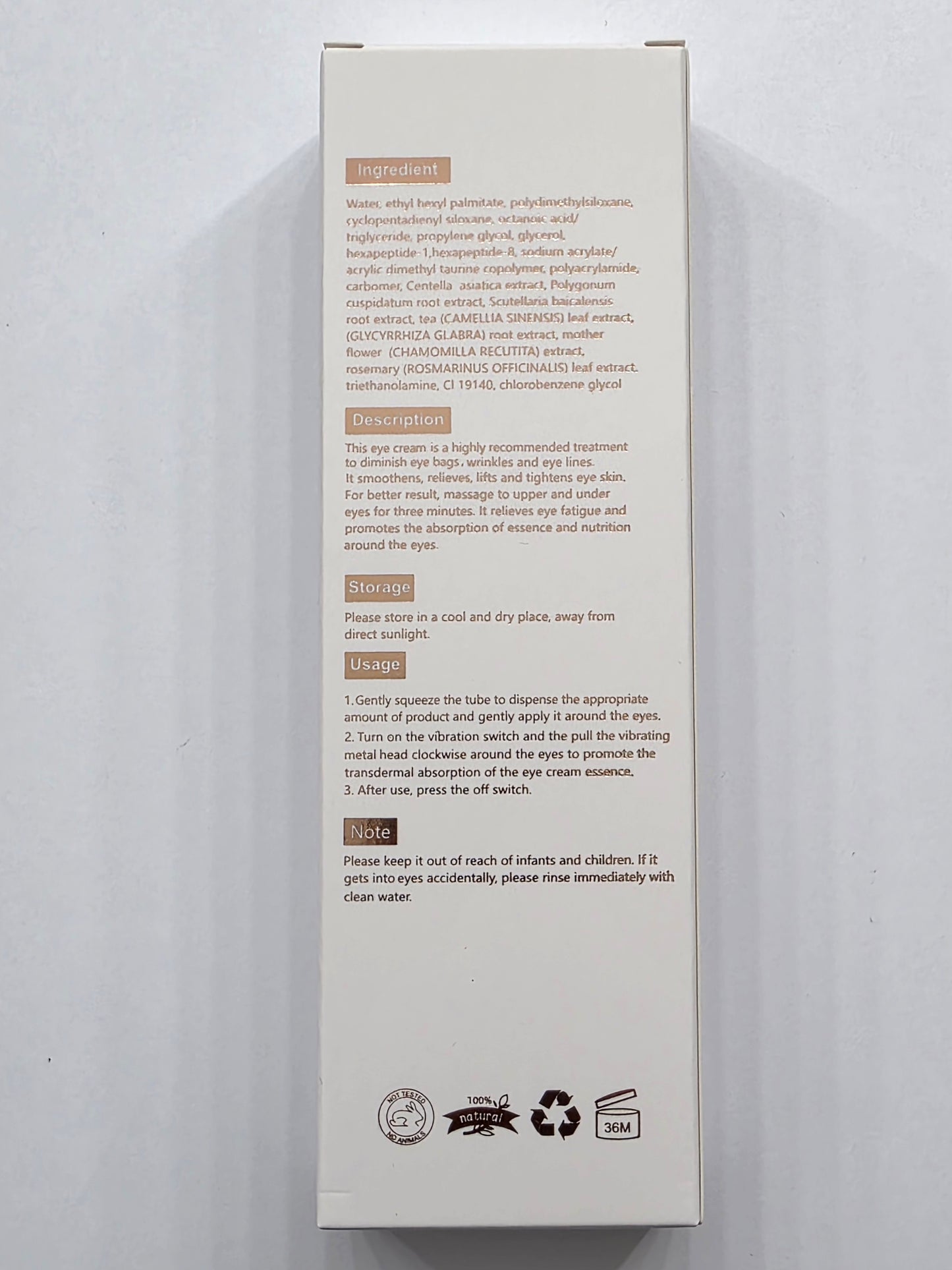 Divine Pure Beauty Stay-up Eye Cream