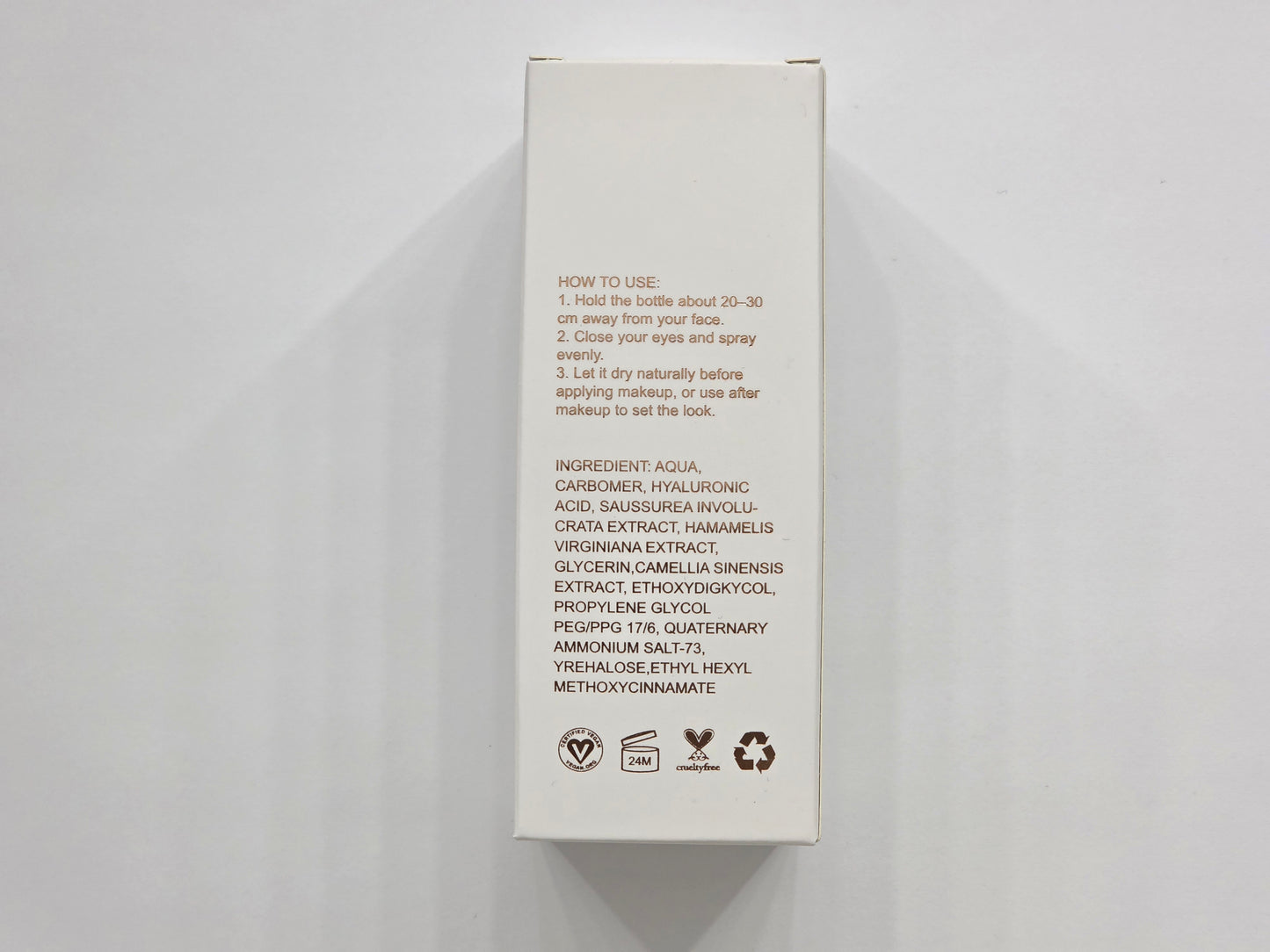 Divine Pure Beauty 24 Hr Long Lasting Setting Spray for Anti-flaking makeup anti-makeup oxidation