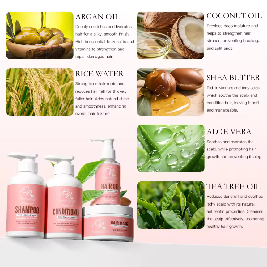 Divine 316 Shampoo and Hair care bundle