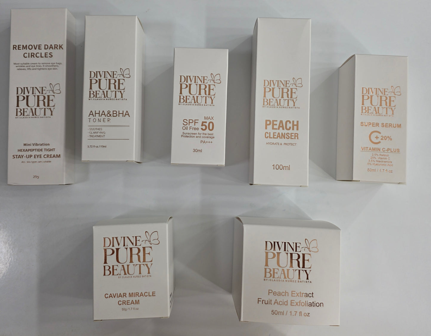Divine Pure Beauty 7 Pc Basic Skin Care Bundle