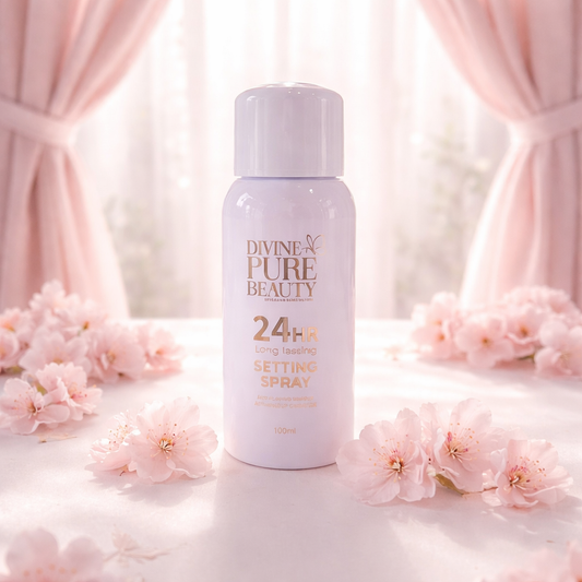 Divine Pure Beauty 24 Hr Long Lasting Setting Spray for Anti-flaking makeup anti-makeup oxidation