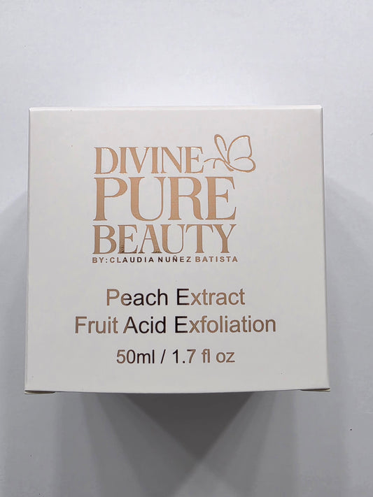 Divine Pure Beauty Peach Extract Fruit Acid Exfoliation