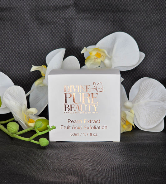 Divine Pure Beauty Peach Extract Fruit Acid Exfoliation