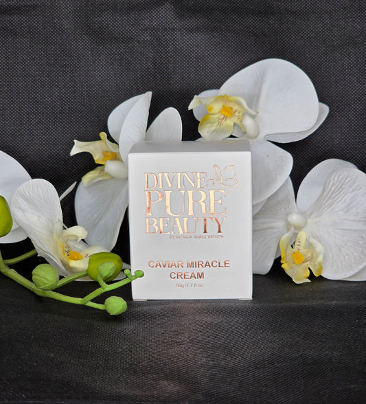 Divine Pure Beauty Caviar Miracle Cream.