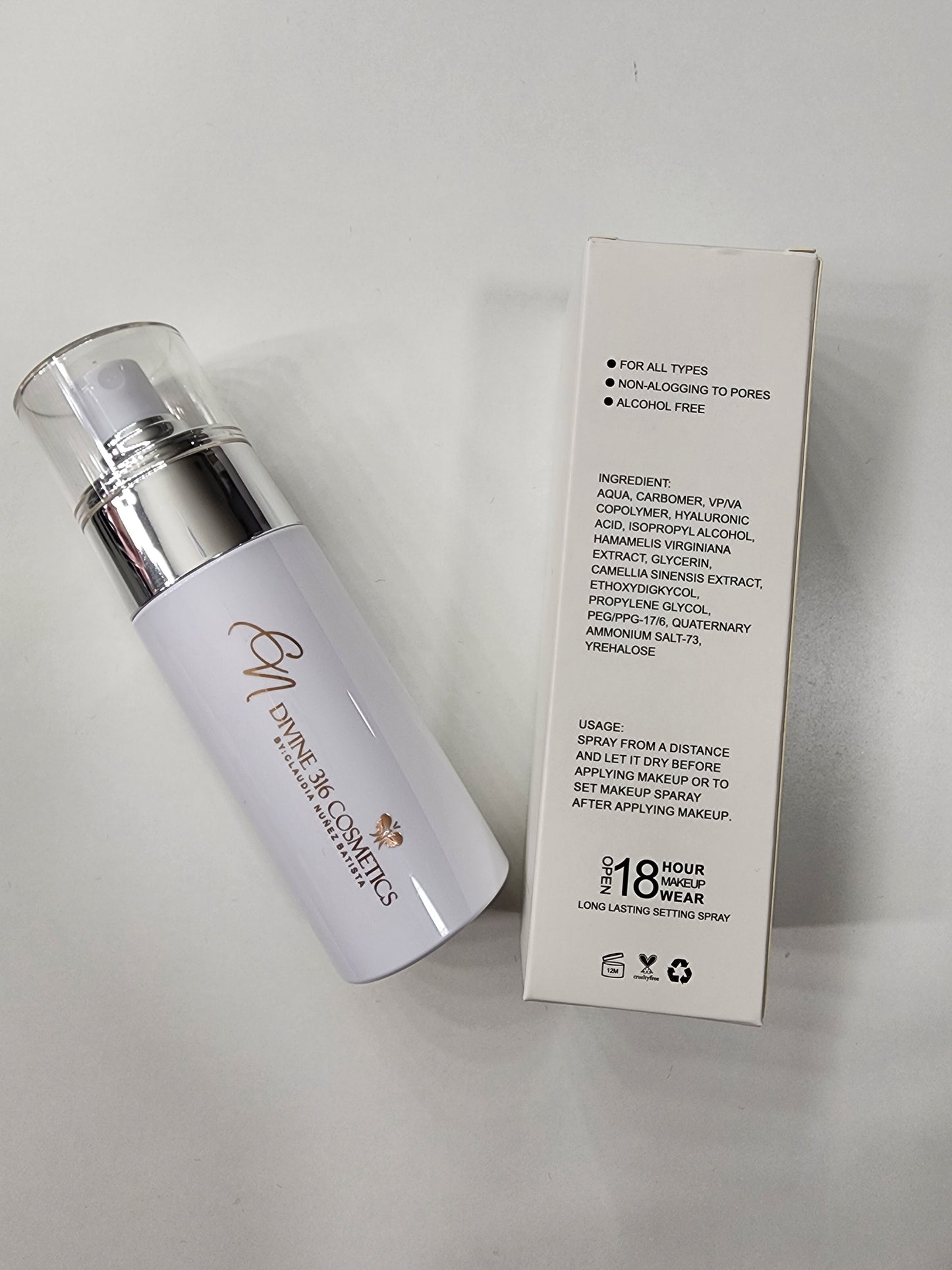 WATERPROOF SETTING MATTE SPRAY 18HR