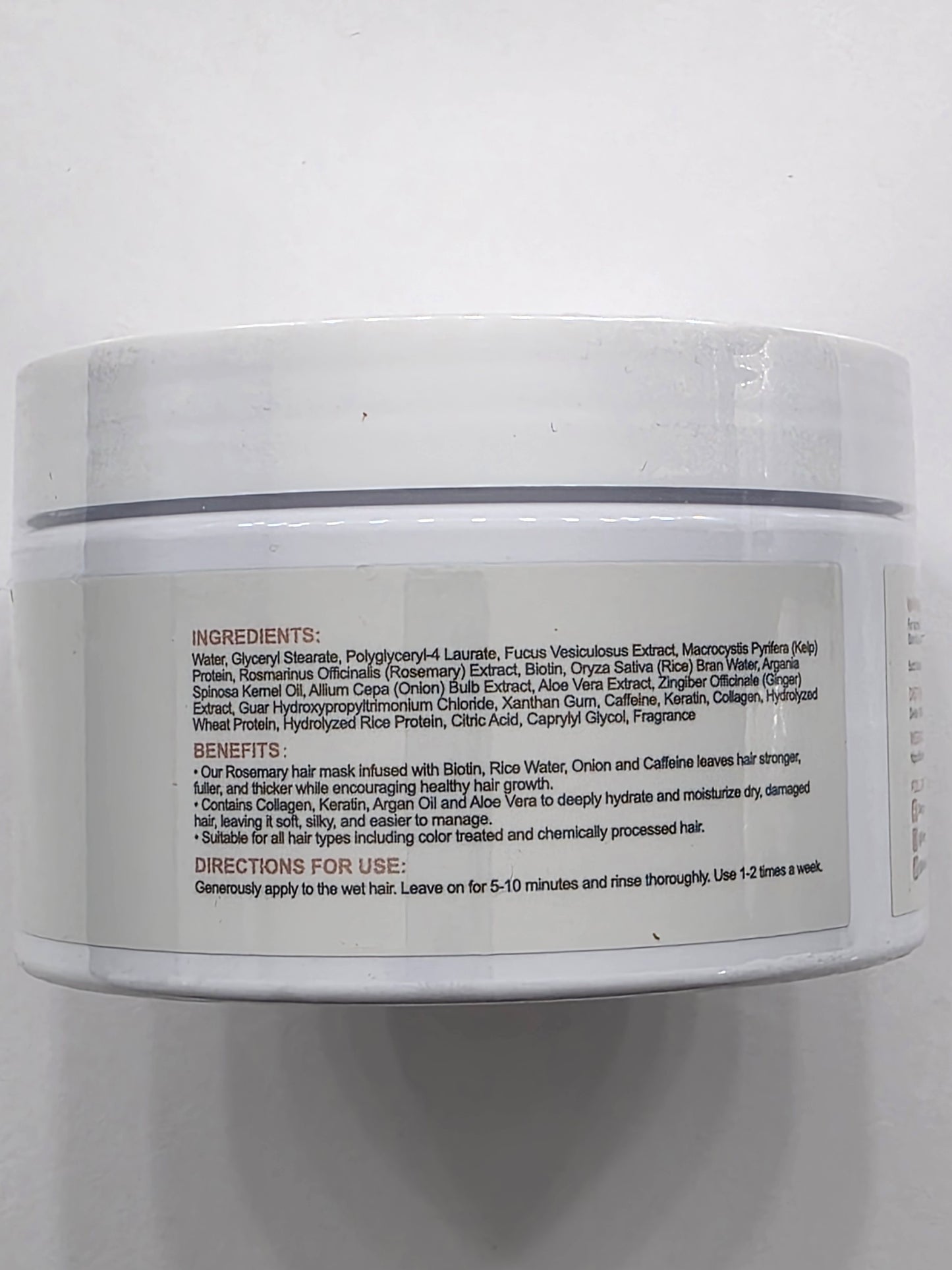 Divine Pure Beauty Rosemary Hair Mask
