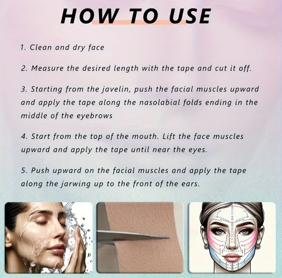 Divine Full Face Wrinkle Patch Face Life Tape