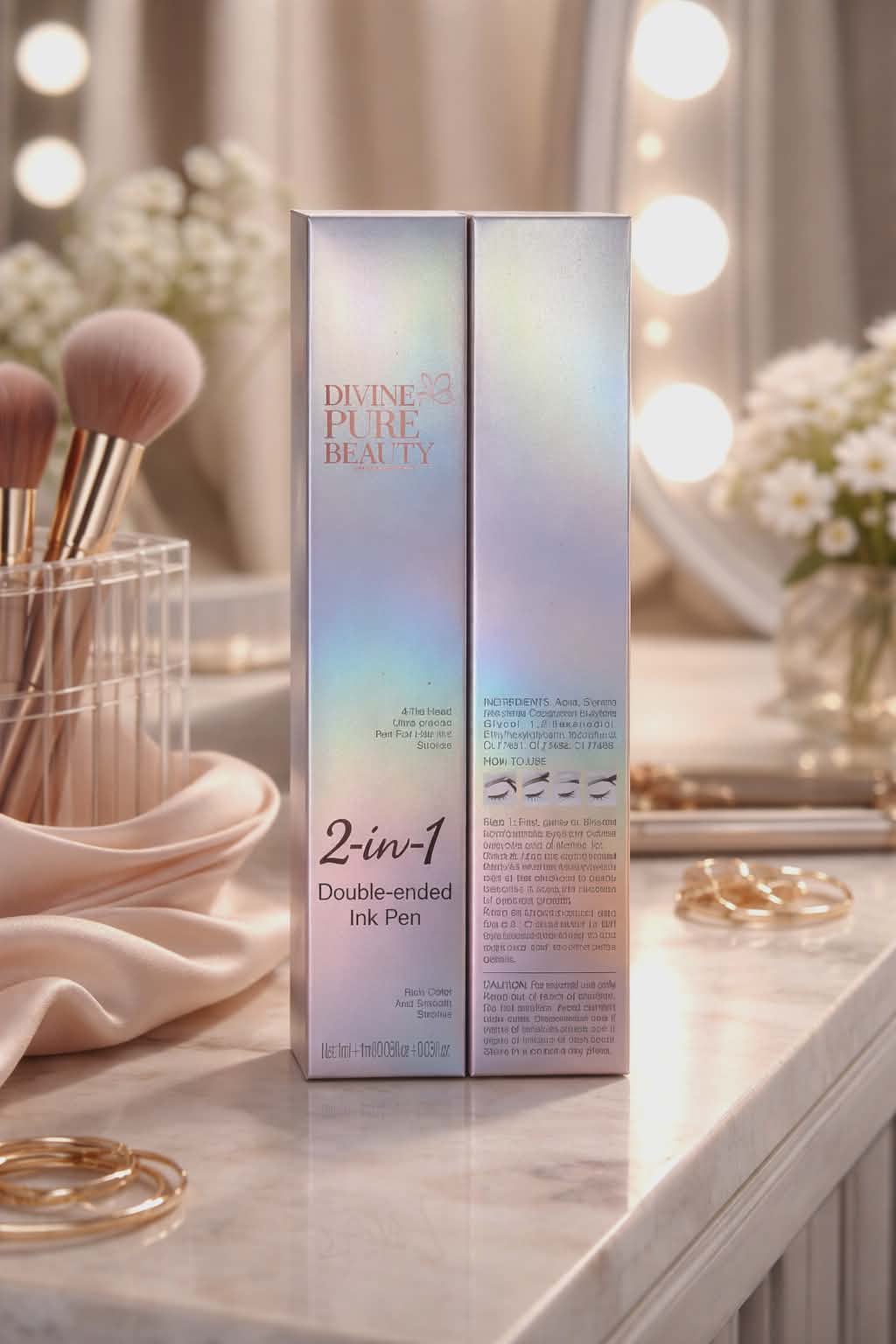 Divine Pure Beauty 2 in 1 double ended ink pen