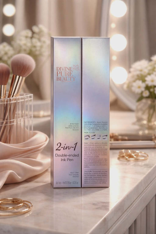Divine Pure Beauty 2 in 1 double ended ink pen