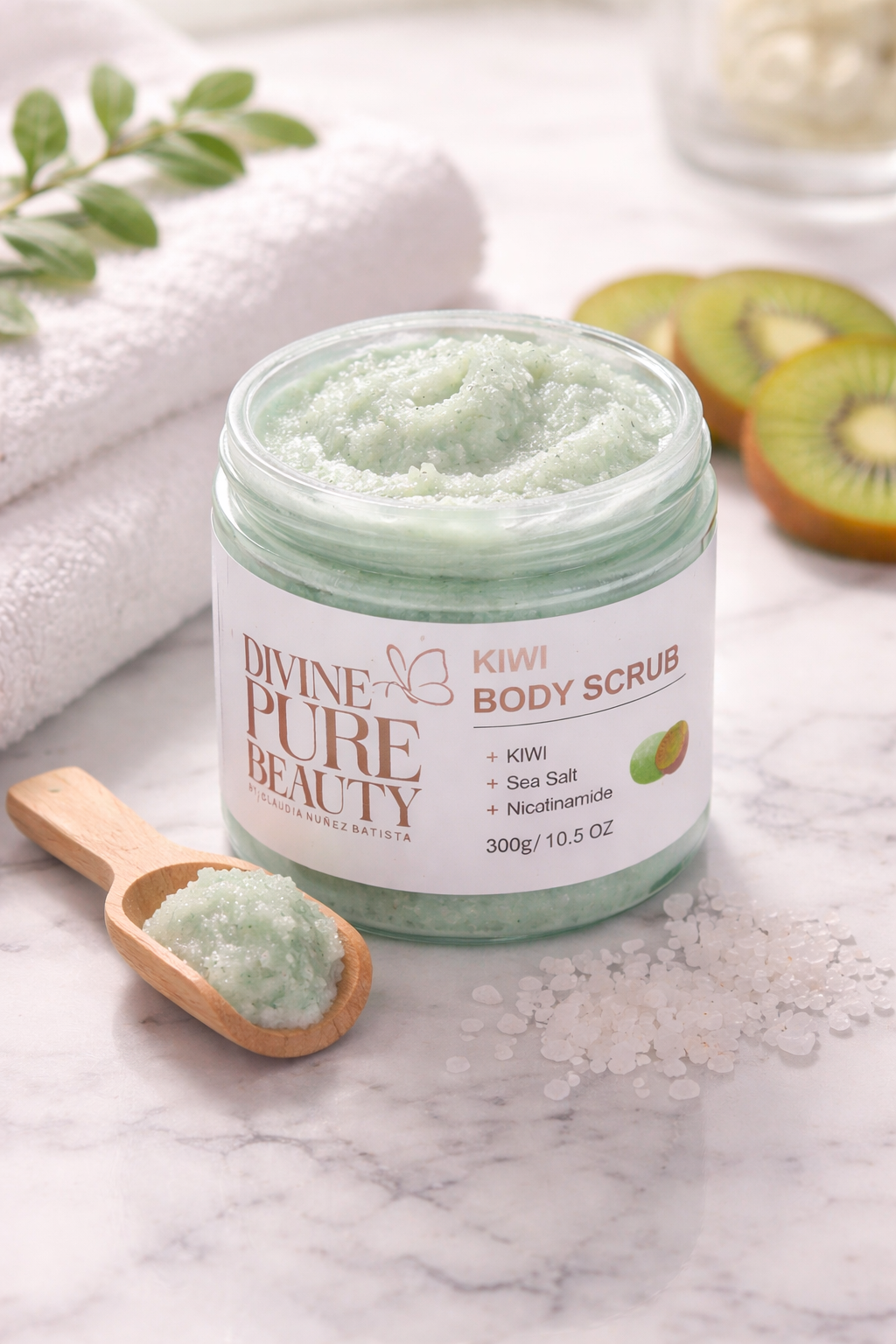 Divine Pure Beauty Peach Body Scrub