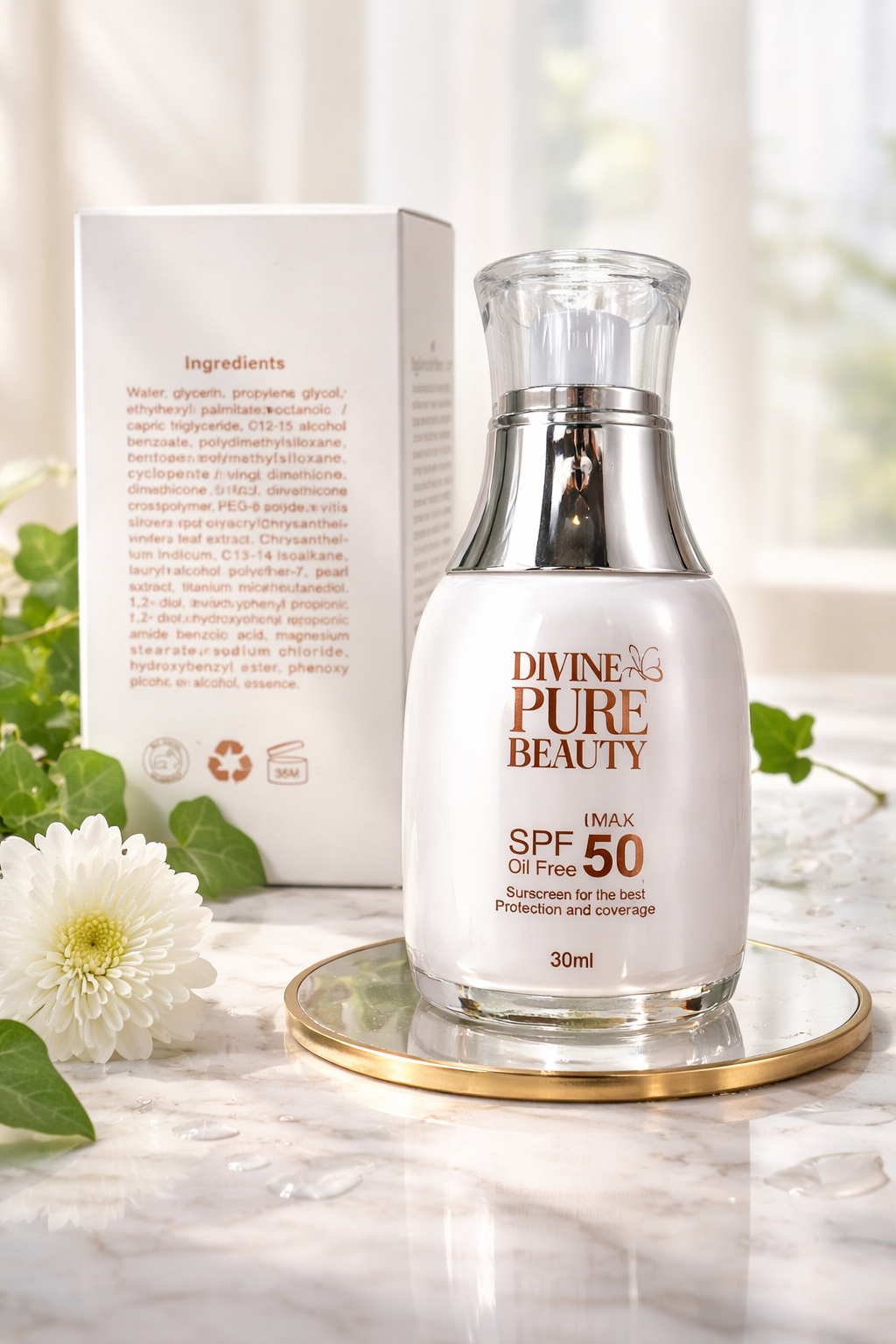 Divine Pure Beauty SPF 50 Sunscreen
