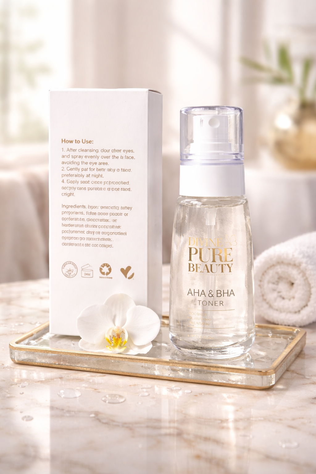 Divine Pure Beauty AHA&BHA Toner