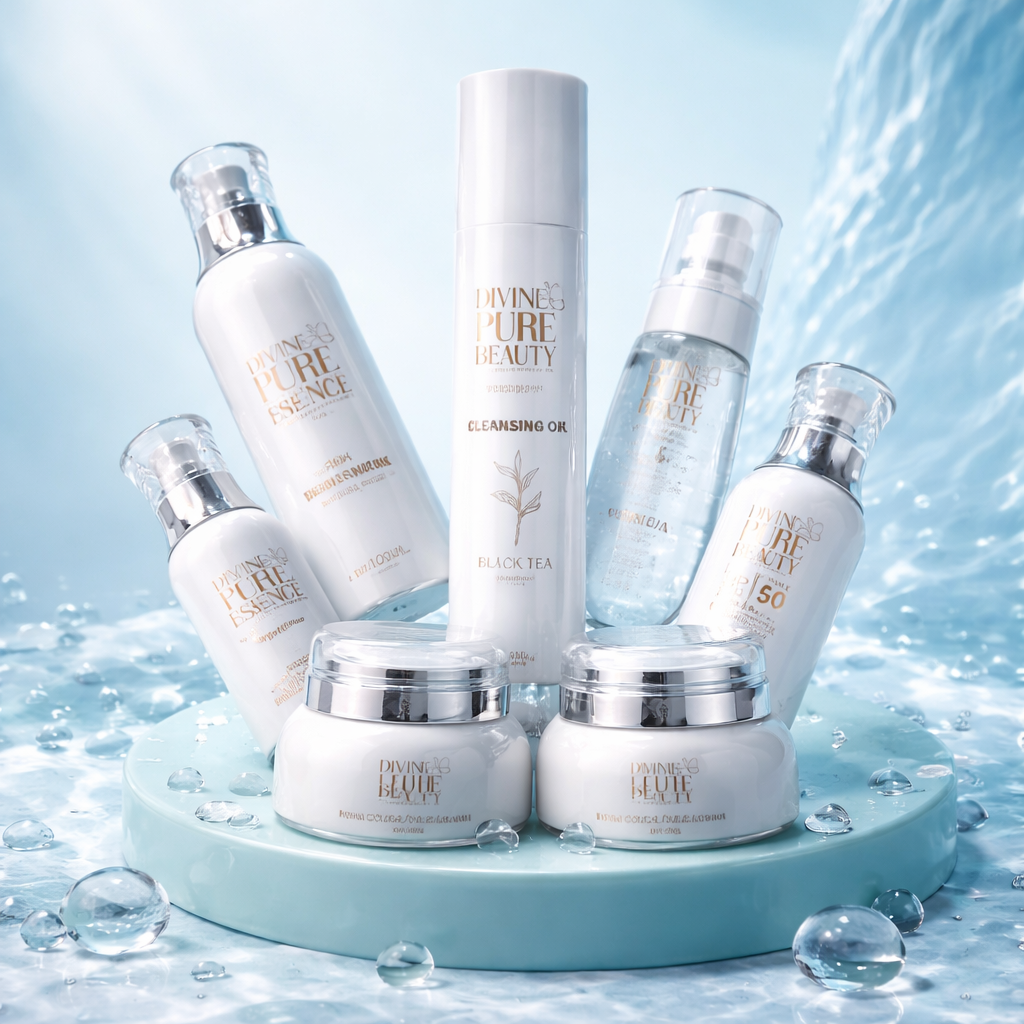 Divine Pure Beauty 8pc Skin Care Bundle
