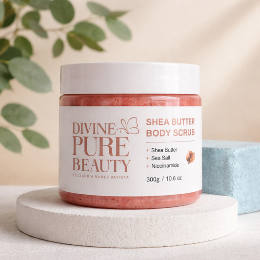 Divine Pure Beauty Peach Body Scrub