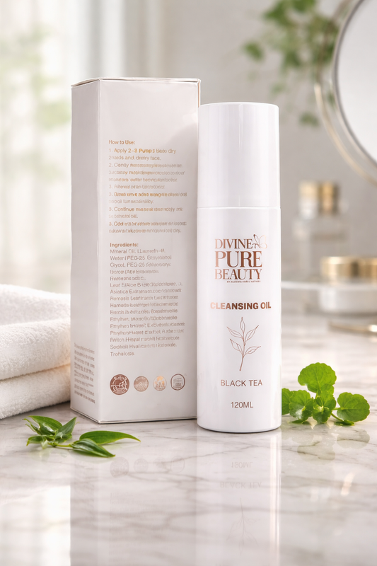 Divine Pure Beauty Black Tea Cleansing Oil